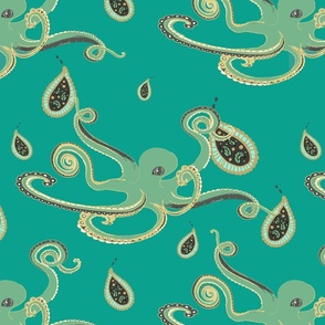 Paisley Octopi Ink