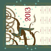 Basic Combed Cotton 2013 Inspirational Tea Towel 