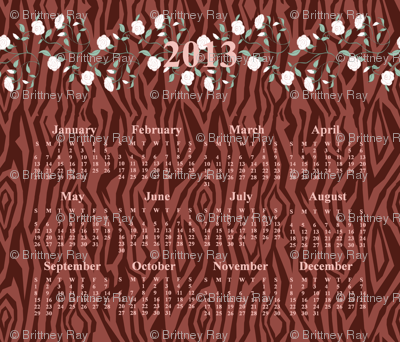 2013 Tea Towel Calandar