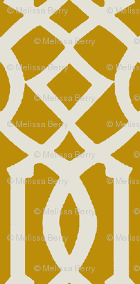 Imperial Trellis-Mustard