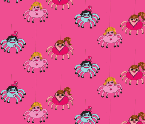 Glamorachnidivas fabric by dnbmama on Spoonflower - custom fabric