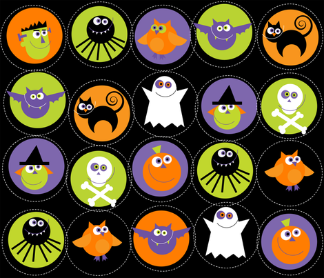 Smile and say "CREEPY" fabric by bzbdesigner on Spoonflower - custom fabric
