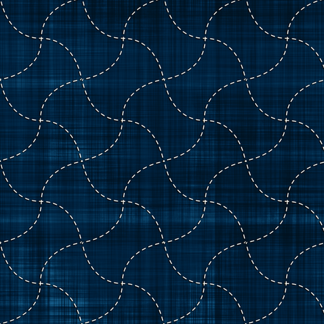 Sashiko: Fundo-Tsunagi - Balanced Weight