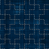Sashiko: Jyuji-Tsunagi - Cross