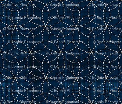 Sashiko: Hana-Zashi - Flower