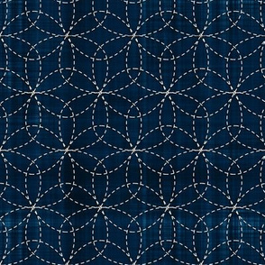 Sashiko: Hana-Zashi - Flower