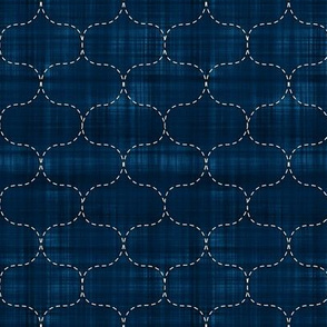 Sashiko: Hoshi-Ami - Fish Net