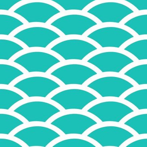 Scallop in Turquoise