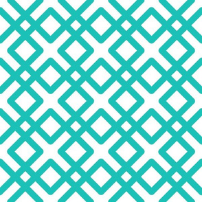 Modern Weave in Turquoise