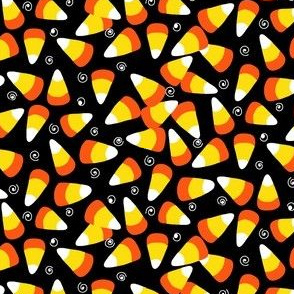 candy corn black