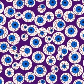 Eyeballs purple