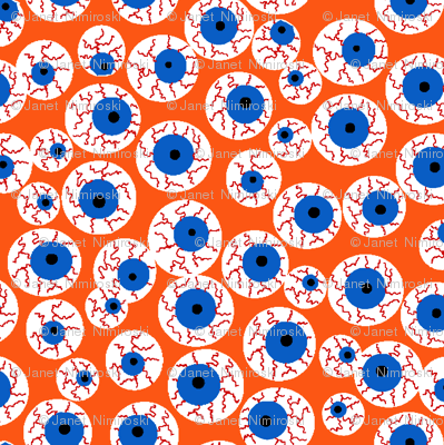 Eyeballs orange