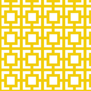 Moroccan Square in Sunny Yellow
