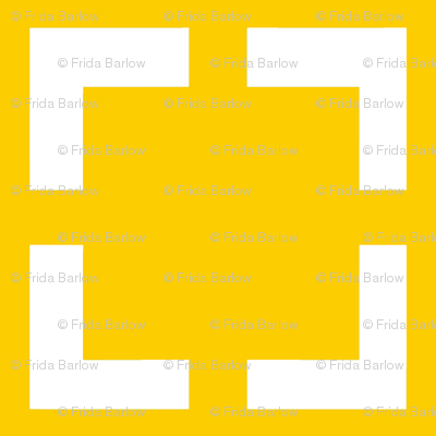 Moroccan Solid Square in Yellow