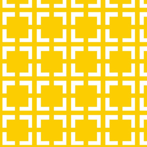 Moroccan Solid Square in Yellow
