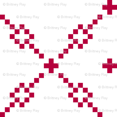 Red Checker Pattern