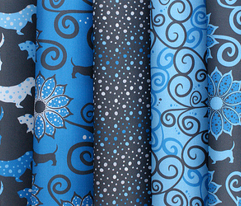 Polka Bassets (Dark)