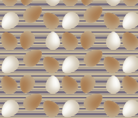 Organic, Farm-Fresh - Blue fabric by owlandchickadee on Spoonflower - custom fabric