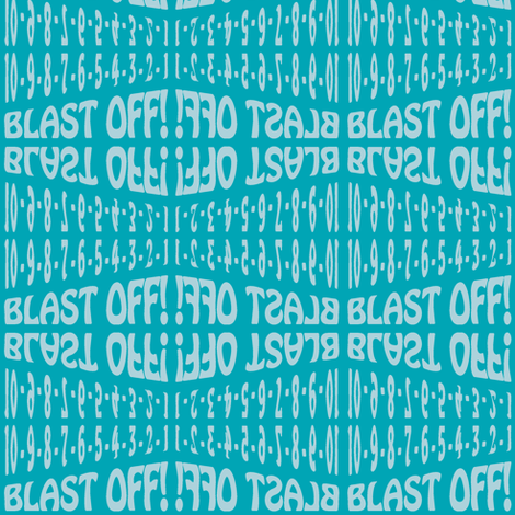 Blast Off fabric by eleasha on Spoonflower - custom fabric
