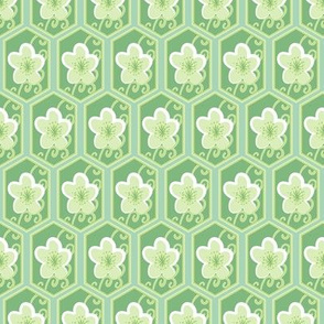 honeycomb cherry - emerald