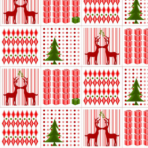 Kissing Reindeer Cocktail Napkins