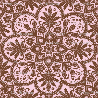 Bombay Brown and Pink