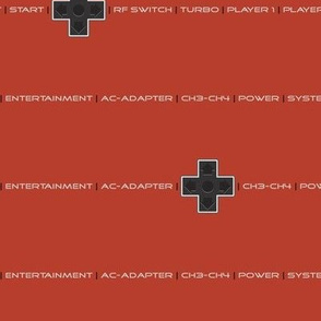 8bit Labels Red