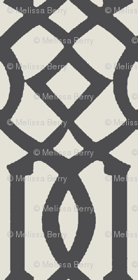 Imperial Trellis-Dark Gray-reverse