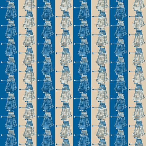 Dalek Stripes fabric by risarocksit on Spoonflower - custom fabric