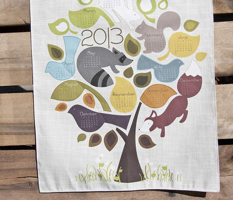 Seasons- 2013 Tea Towel Calendar