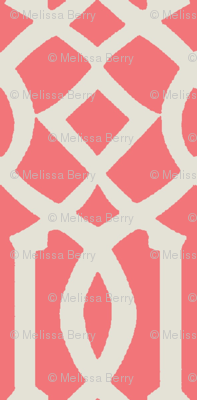 Imperial Trellis-Pink-Large