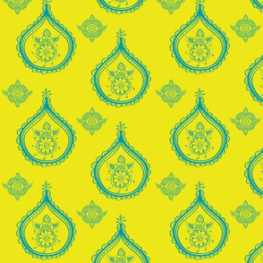henna medallions
