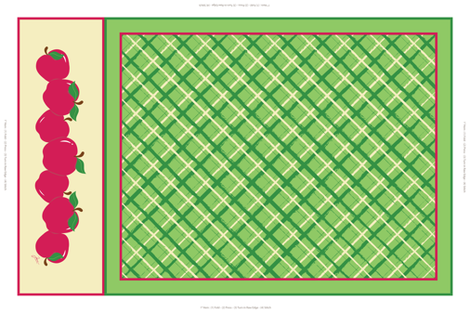 Red Apples Tea Towel fabric by designtrends on Spoonflower - custom fabric