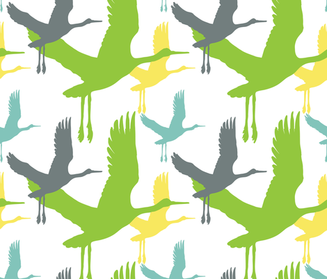 the aviary fabric by boxercox on Spoonflower - custom fabric