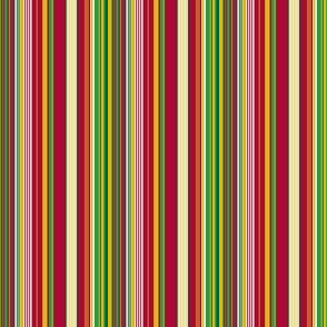 Circus Wagon Xmas: Stripes with White