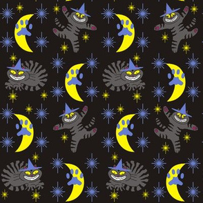Magical Mr. Midnight in Charcoaol, Dusty Blueberry, & Black