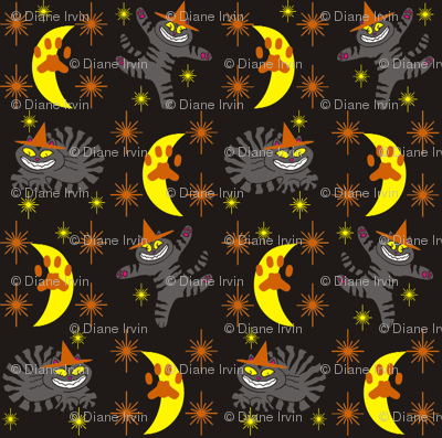 Magical Mr. Midnight in Charcoal, Orange, & Black