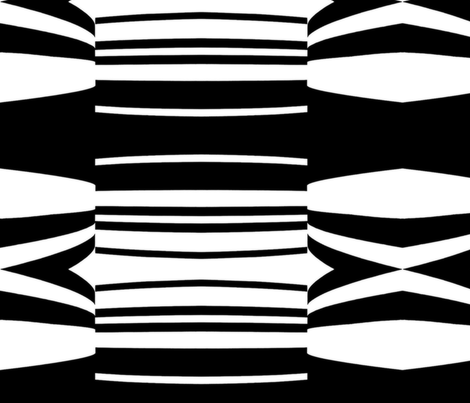 Blk/Wh Aura 1280 fabric by nascustomwallcoverings on Spoonflower - custom fabric