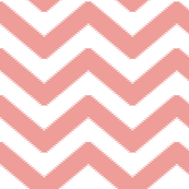 zigzag soft coral Chevron