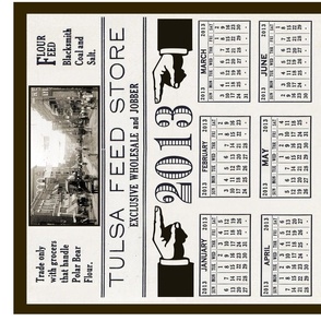 2013 feed store calendar