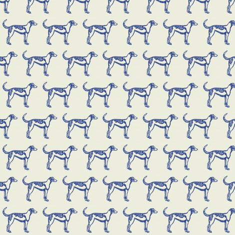 Le Chien fabric by ragan on Spoonflower - custom fabric