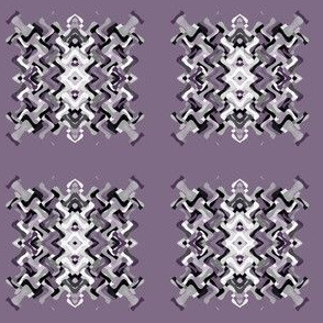 Plum Pixelated Square © Gingezel™ 2012