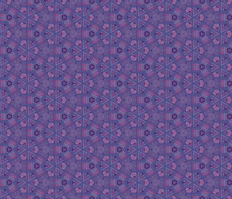 Owl Eyes Cheater Quilt in Plum © Gingezel™ 2012 fabric by gingezel on Spoonflower - custom fabric
