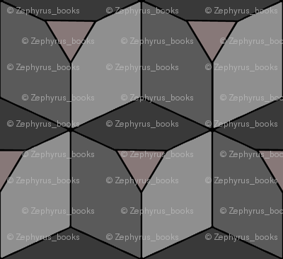 Colorful Tessellated Squares - Grey Gray