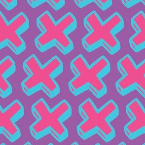 pink crosses