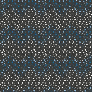 Polka Ombre Chevron (Dark)