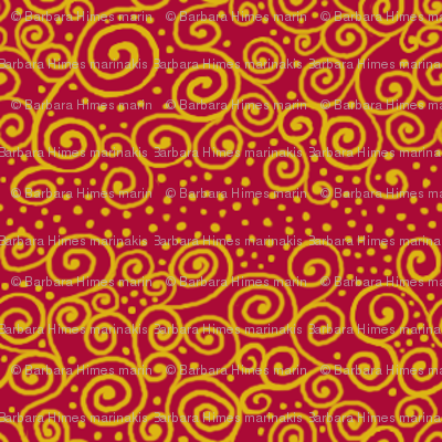 Circus Wagon Xmas:Swirly Stripes