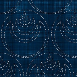 Sashiko: Mon - Crest