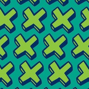 green crosses