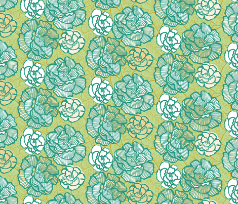 nouveau_col_floral fabric by kezia on Spoonflower - custom fabric